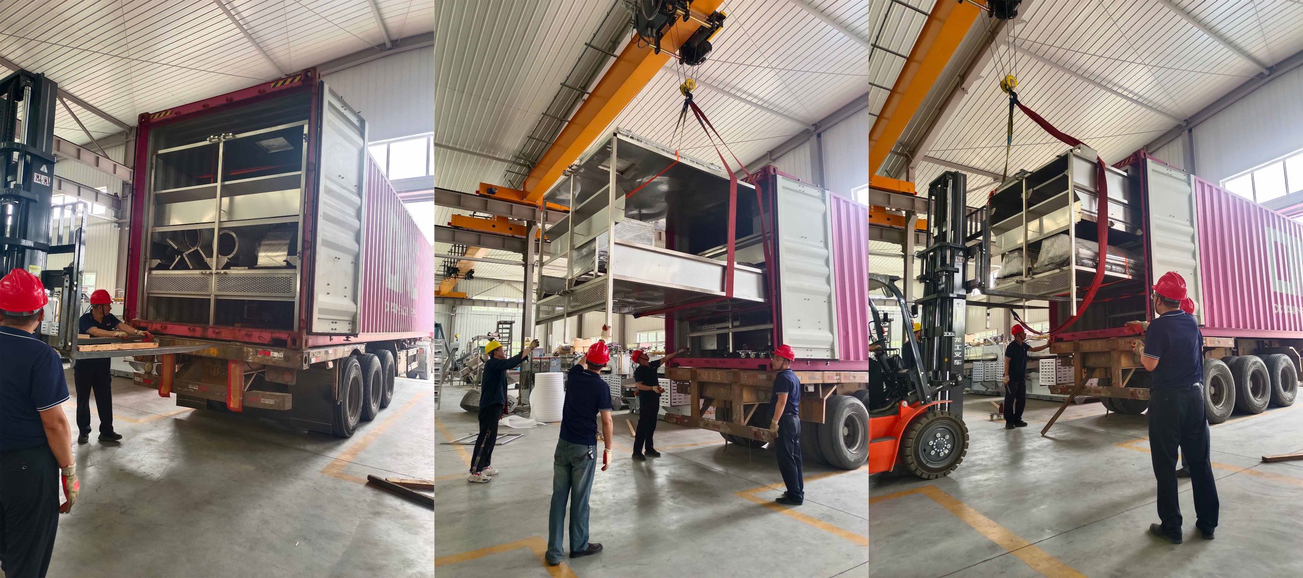 國外客戶集裝箱發貨：緊張忙碌，有序推進！